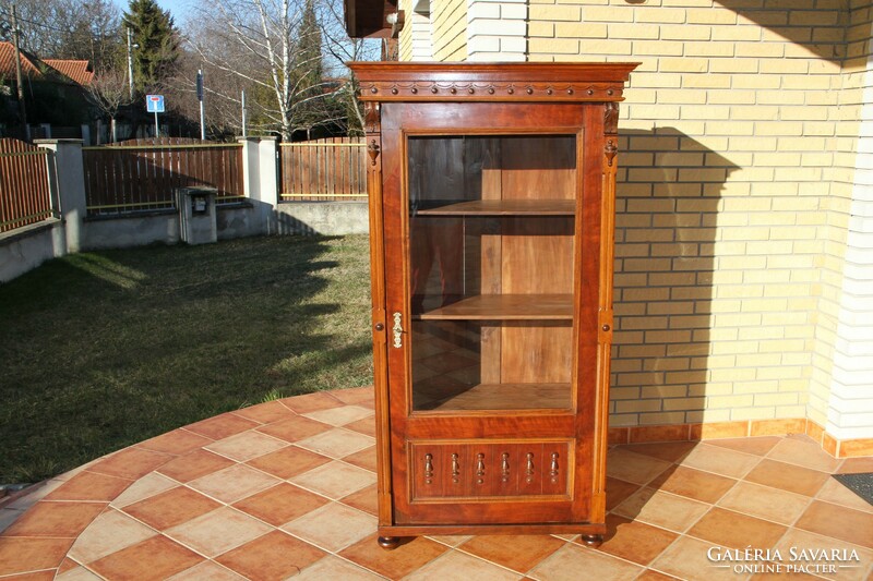 Tin German antique display case, glass cabinet 3.