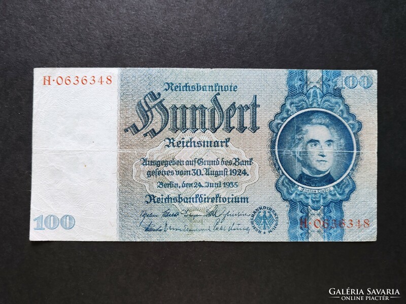 Germany 100 marks 1935, f+