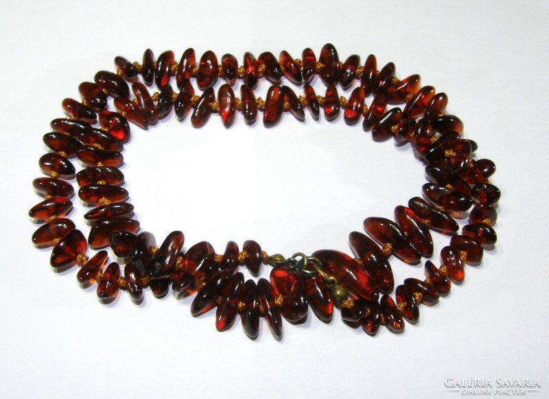 Amber necklace - 61 cm