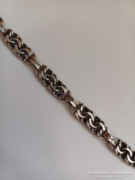 Silver pocket watch chain