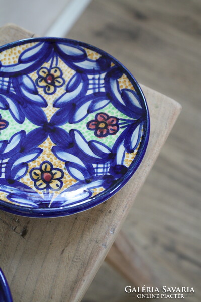 Beautiful hand-painted blue bowls - for soap holders, jewelry