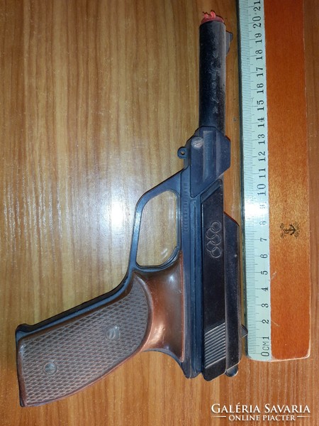 Retro plastic sport toy pistol Olympic pistol made in Hungary