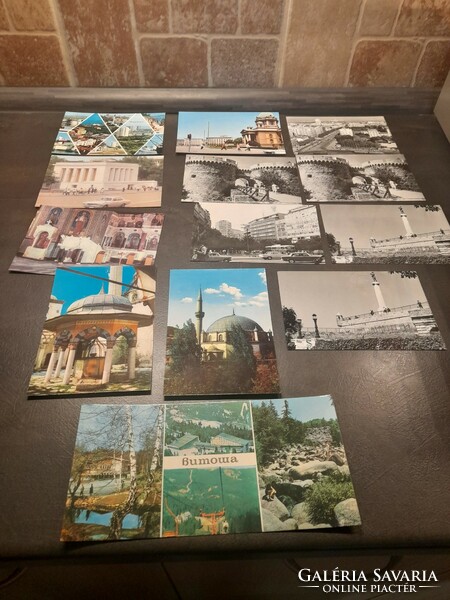 Bulgaria postcard 13 pieces in one