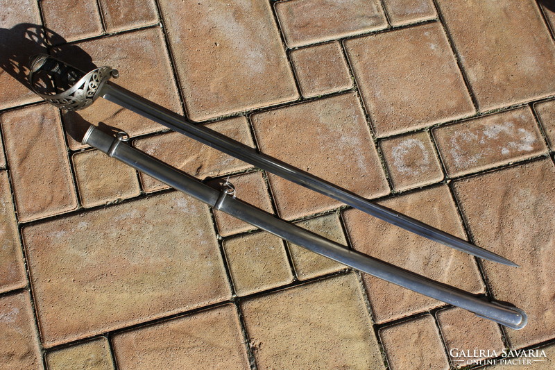 Old basket cavalry sword