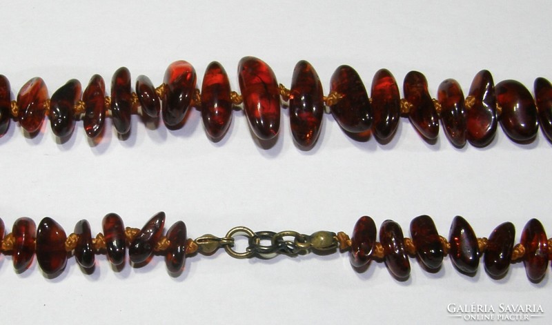 Amber necklace - 61 cm