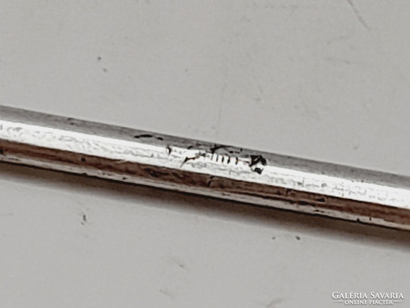 Old christofle silver-plated leaf opener, dagger, sword, 26.5 cm