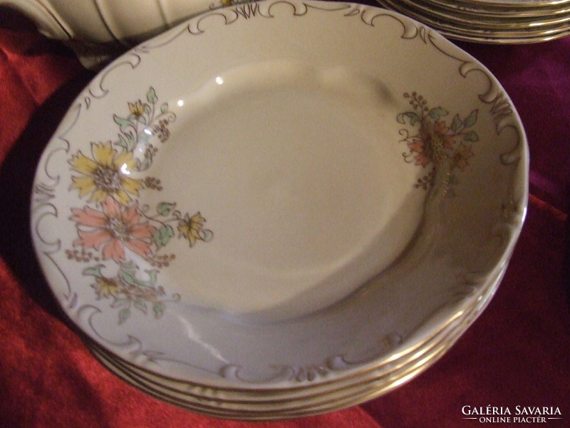 Hand painted zsolnay tableware