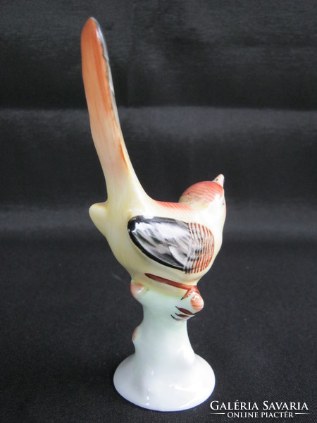 Hollóházi porcelán madár rigó 14 cm