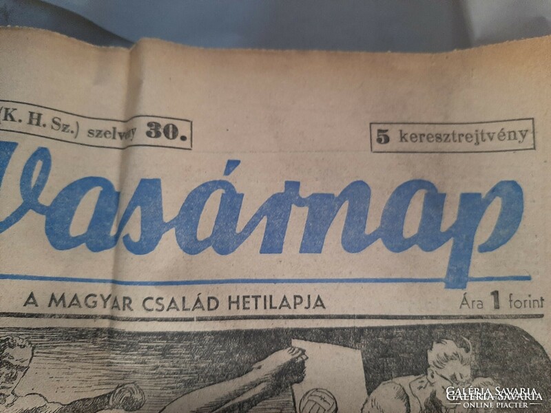 1949 augusztus 21. Magyar Vasárnap A magyar család hetilapja
