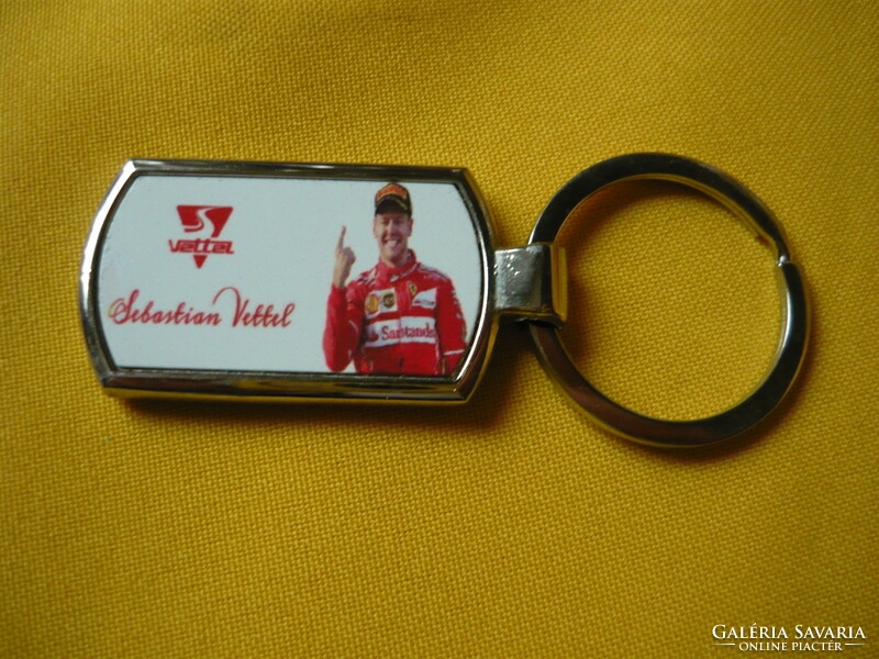 Sebastian vettel metal key ring