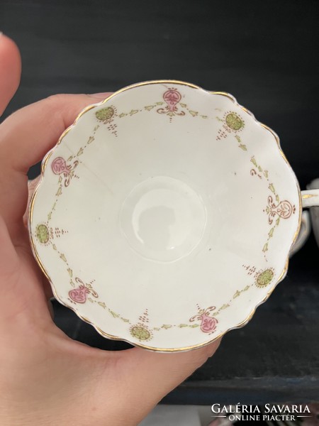 Royal Albert Crown porcelán teás/kávés csésze és kínáló