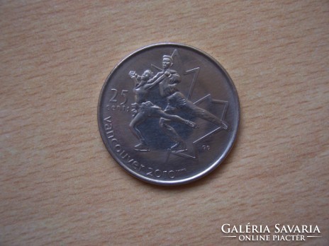 Canada 25 cents 2008 Vancouver Olympics 2010