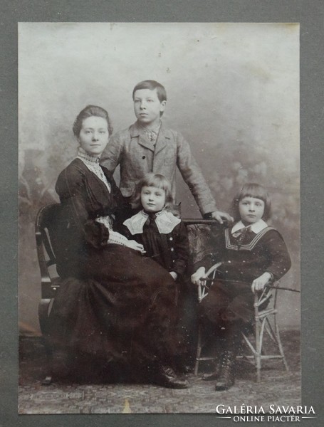 Antik család fotó magyar katona Kriegsmarine 10 db. eredeti csiszolt üveglap tartó XIX. XX. fénykép