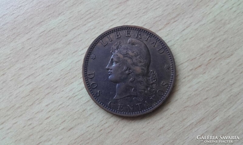 Argentina 2 centavos 1888 rare issue