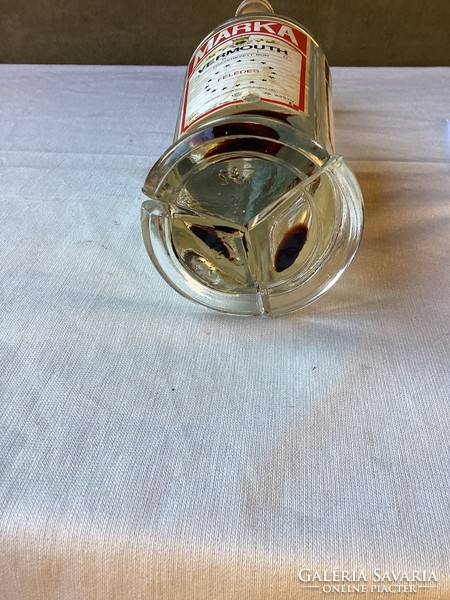 Old three neck brand vermouth bottle.