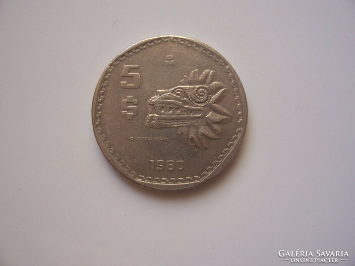 Mexico 5 pesos 1980