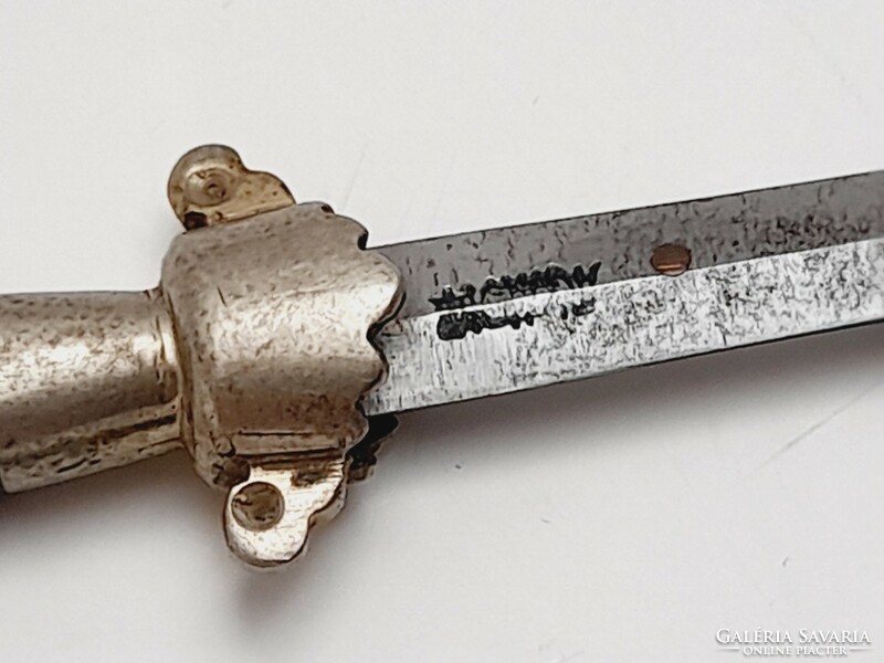 Régi levélbontó, mini kínai kard, 14,4 cm