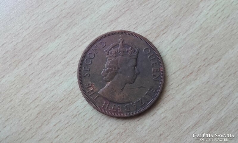 Brit Karibi Területek 2 Cent 1964