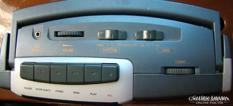 Radio recorder in its original box