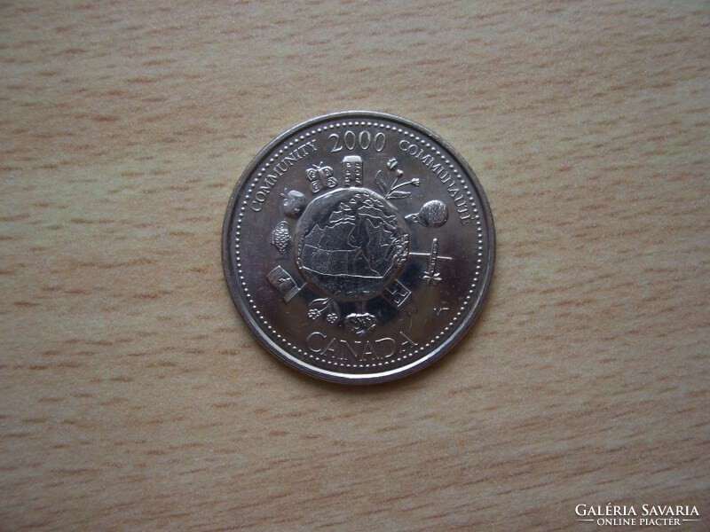 Canada 25 cents 2000 