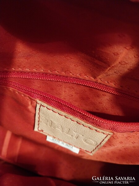Rialto, red leather bag