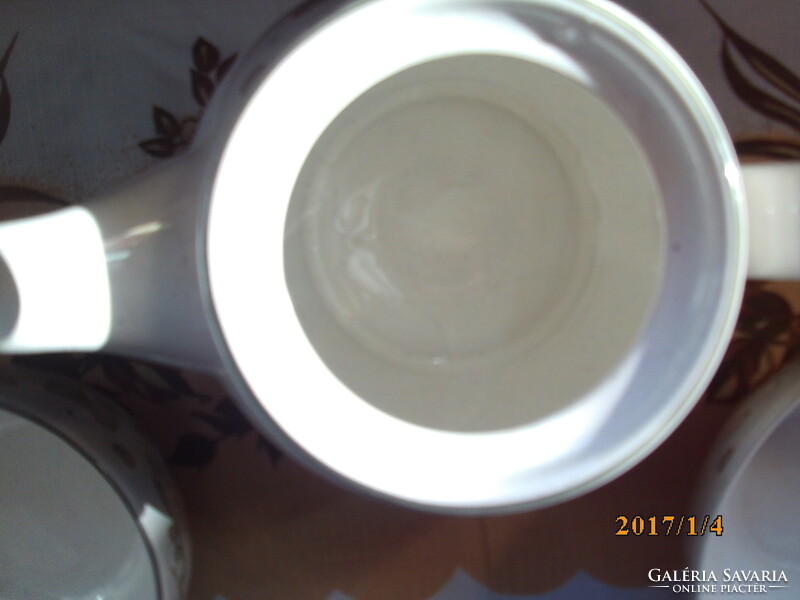 Liba mintás  Pfalzkeramik  csésze tálka és kanna
