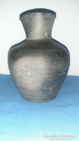 Antique Mohács ceramic/earthenware water jug