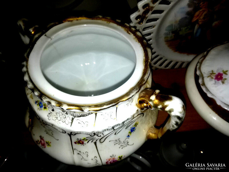 Antique pfeiffer&löwenstein giant Art Nouveau bonbonier sugar bowl - art&decoration