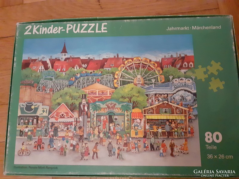 Puzzle jahrmarkt renate mörtl-rangnick 80 pcs os German 80s complete