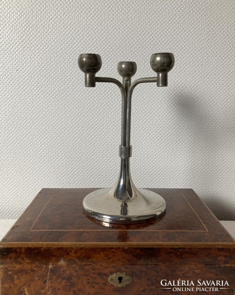 Fördős László industrial candle holder