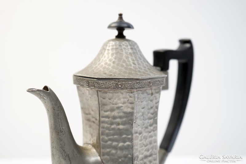 Old English pewter teapot / tea pourer / retro / vintage