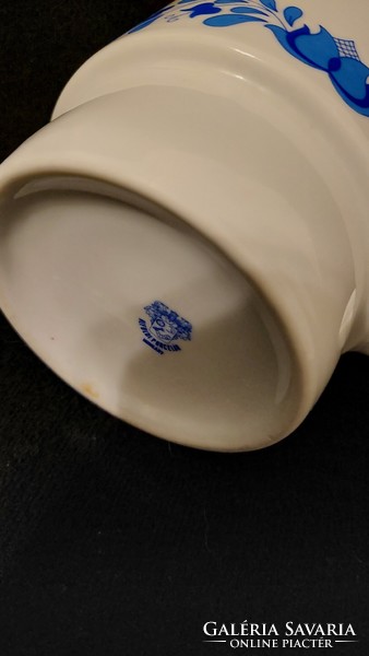 Alföldi porcelán bögre uniset kék magyaros