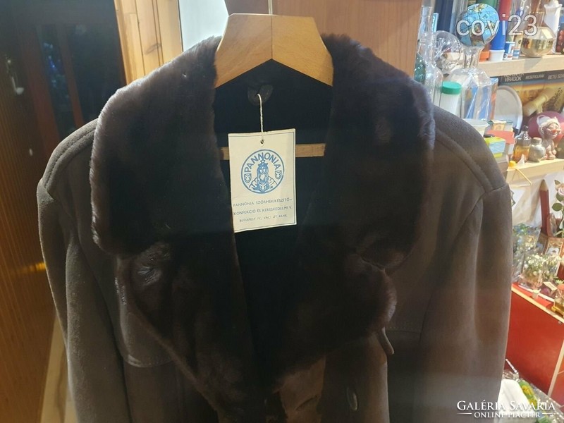 2 pieces of retro chamois leather jackets from the 70s-80s, new at a third price, socréal kádár