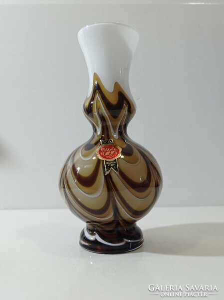 Florence Opaline Olasz üveg váza