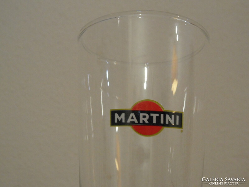 MARTINI üveg pohár ( 6 db. )