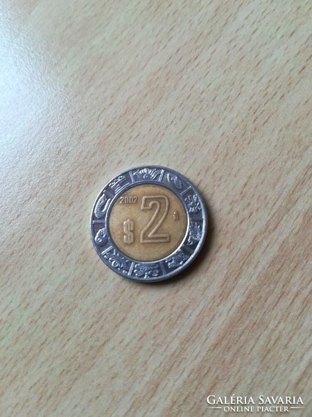 Mexico 2 pesos $2002