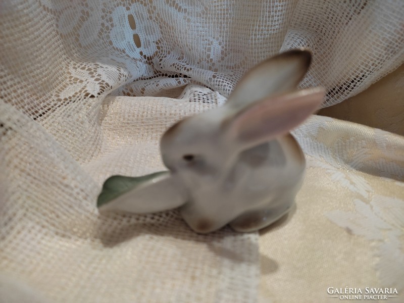 Zsolnay is a leaf-eating bunny