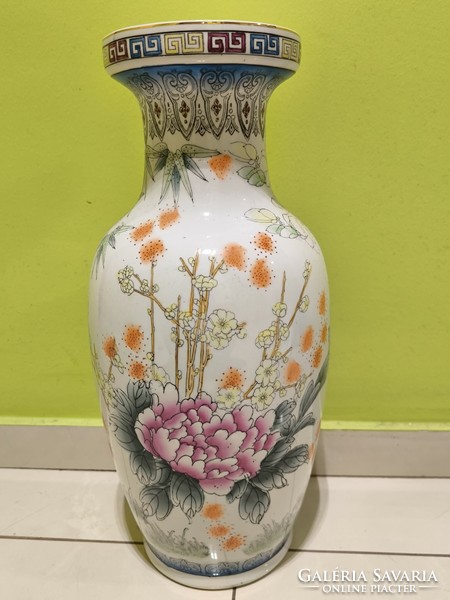 Régi Hatalmas  Kínai Porcelán Váza 46cm