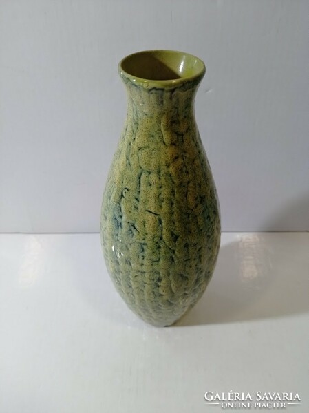 Mid century glazed ceramic vase gorka gauze?