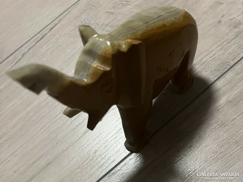 Lucky onyx marble elephant