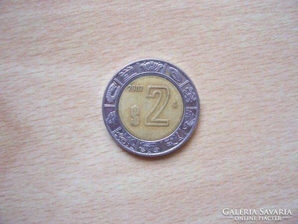 Mexico 2 pesos $2002
