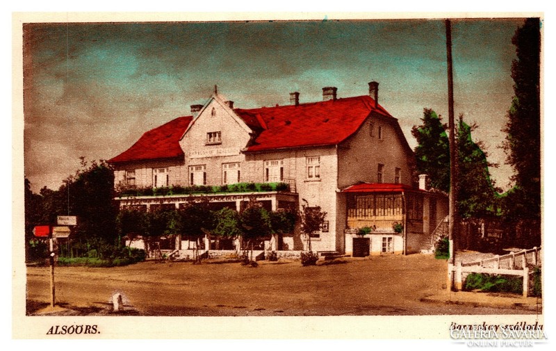 Lower mill, lower mill. Baracskay Hotel postcard 1944
