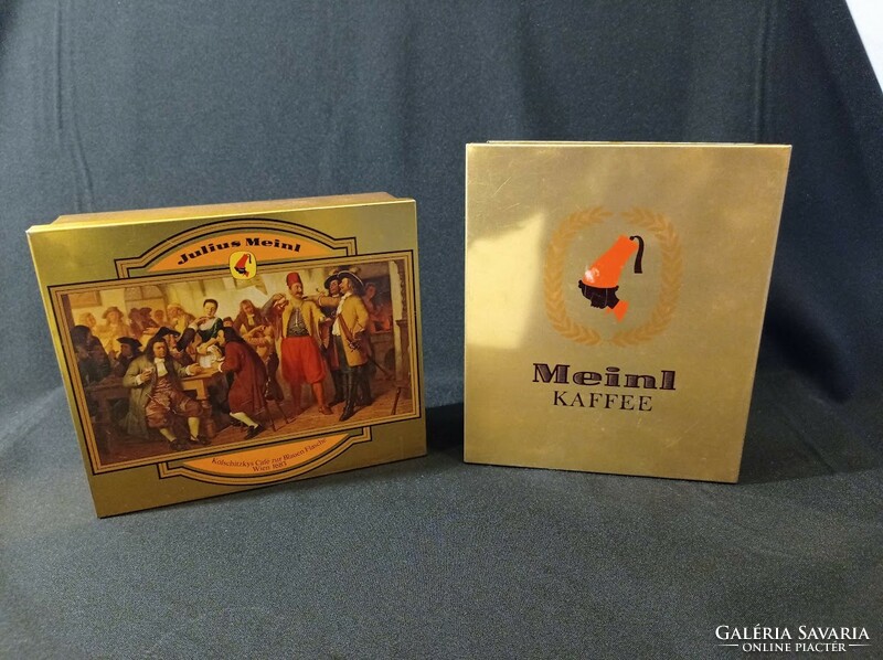 Julius meinl retro coffee tin boxes