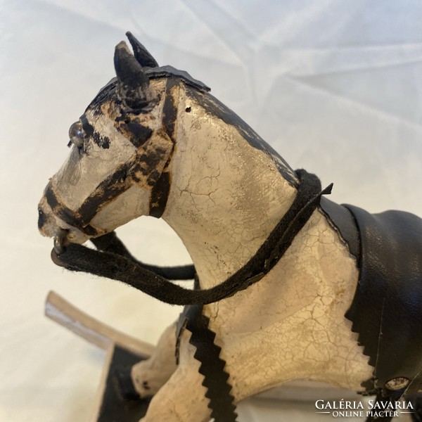 Antique toy rocking horse