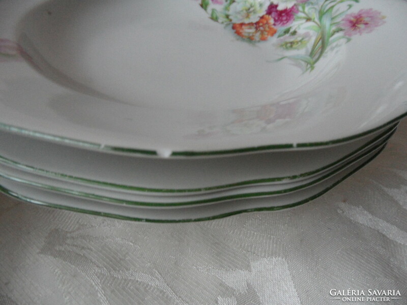 Schlaggenwald porcelain flat and deep plate (4 pcs.)