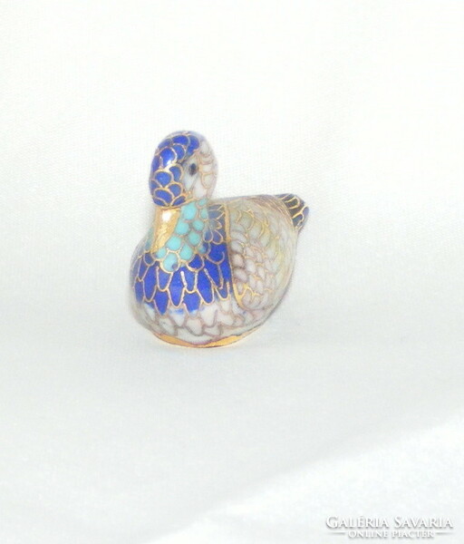 Duck figure compartment enamel