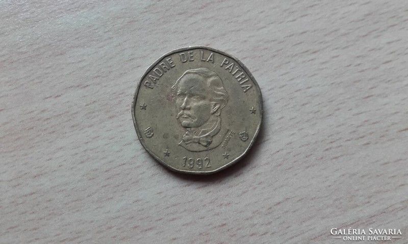 Dominikai Köztársaság 1 Peso 1992