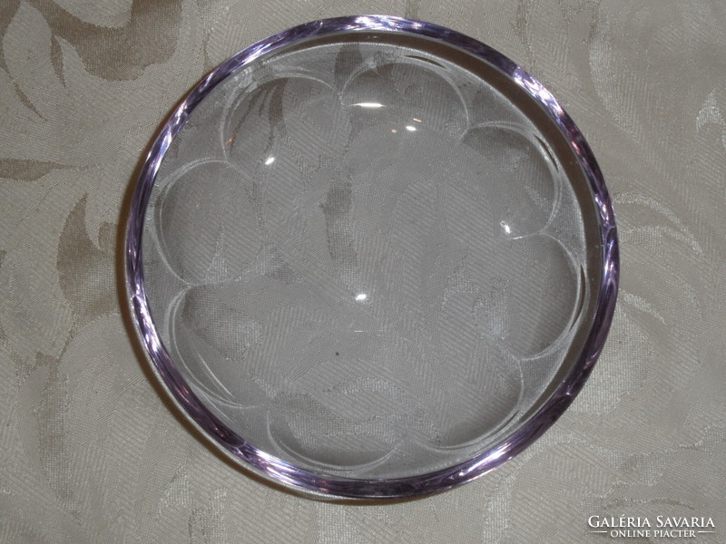 Purple color-changing glass bowl (4 pcs.)