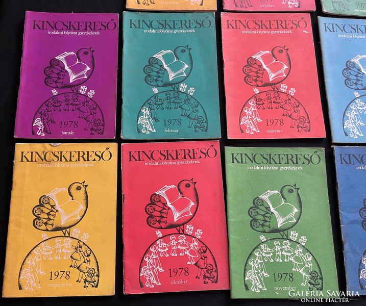 Kincskereső - irodalmi folyóirat gyermekeknek 1977-től 14db