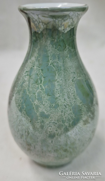 Hollóházi ritka lüszter mázas porcelán vázák hibátlan állapotban együtt eladók